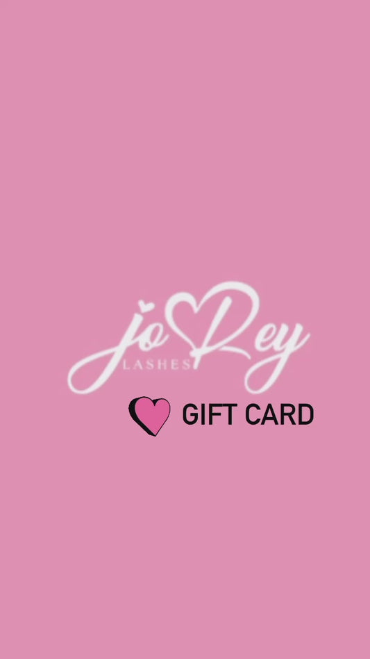 JoRey Lashes Gift Card